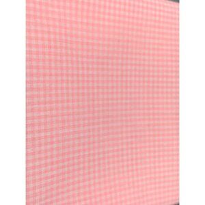 Pink Gingham Fat Quarter 18x22 Cotton Fabric Sewing Quilting Crafts